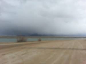 Cold Front approaches Saratoga Lake